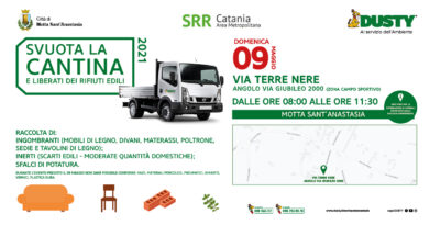 Motta S. Anastasia: torna l’iniziativa ecologica “Svuota la cantina & Liberati dei rifiuti edili”