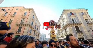 Catania – Festa di Sant’Agata – Sfilata Candelore e uscita Carrozza del Senato – 03/02/2024
